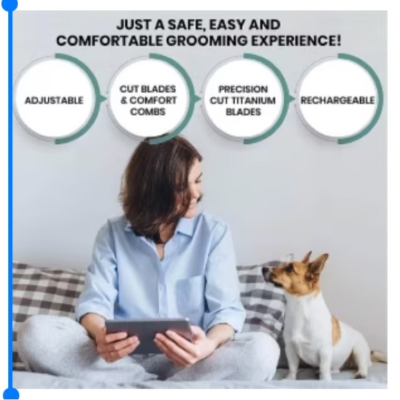 Professional Pet Grooming Kit Black New - Picture 3 of 3